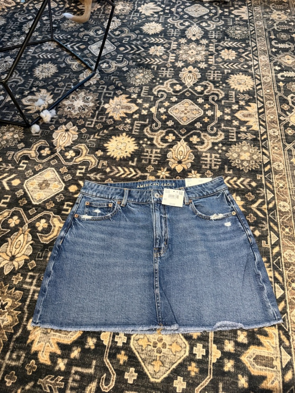 American Eagle Outfitters medium blue denim mini skirt